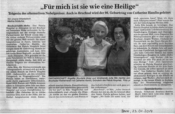 Für mich ist sie wie eine Heilige